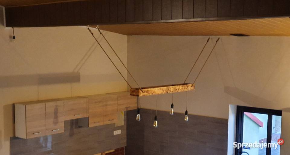 Lampa sufitowa loft na wymiar mega styl i jakość odcienie brązowego Rybnik sprzedam