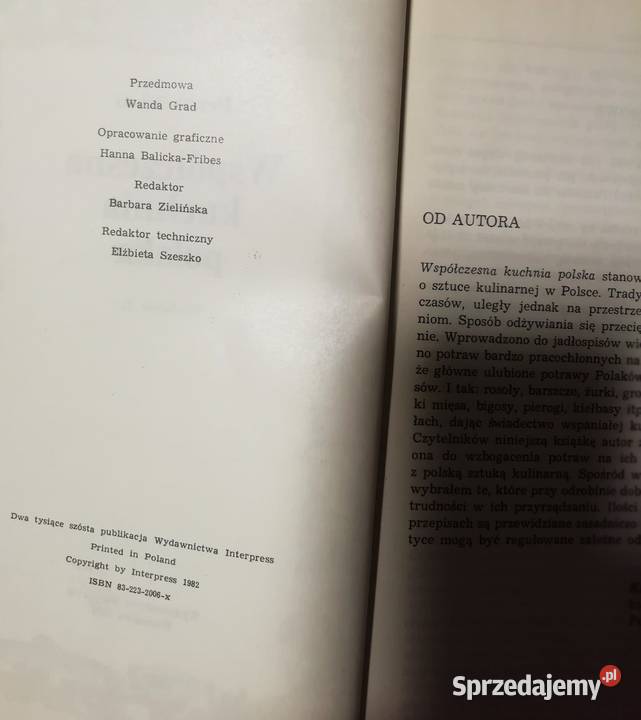 Książka kucharska Kraków sprzedam