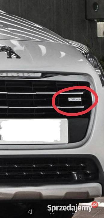 Peugeot 3008 I lift 1316 emblemat znaczek Grill Turek