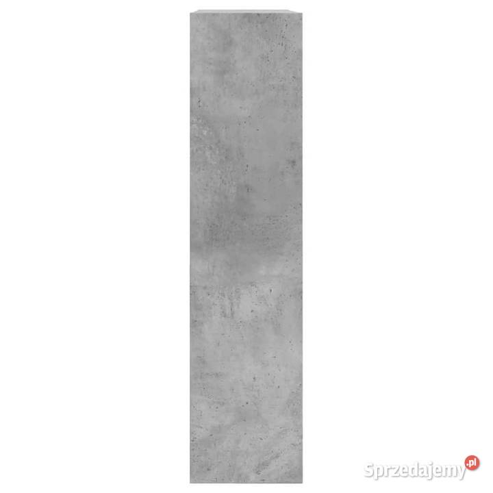 Szafka na buty szarość betonu 80x21x875 WM839920 Warszawa