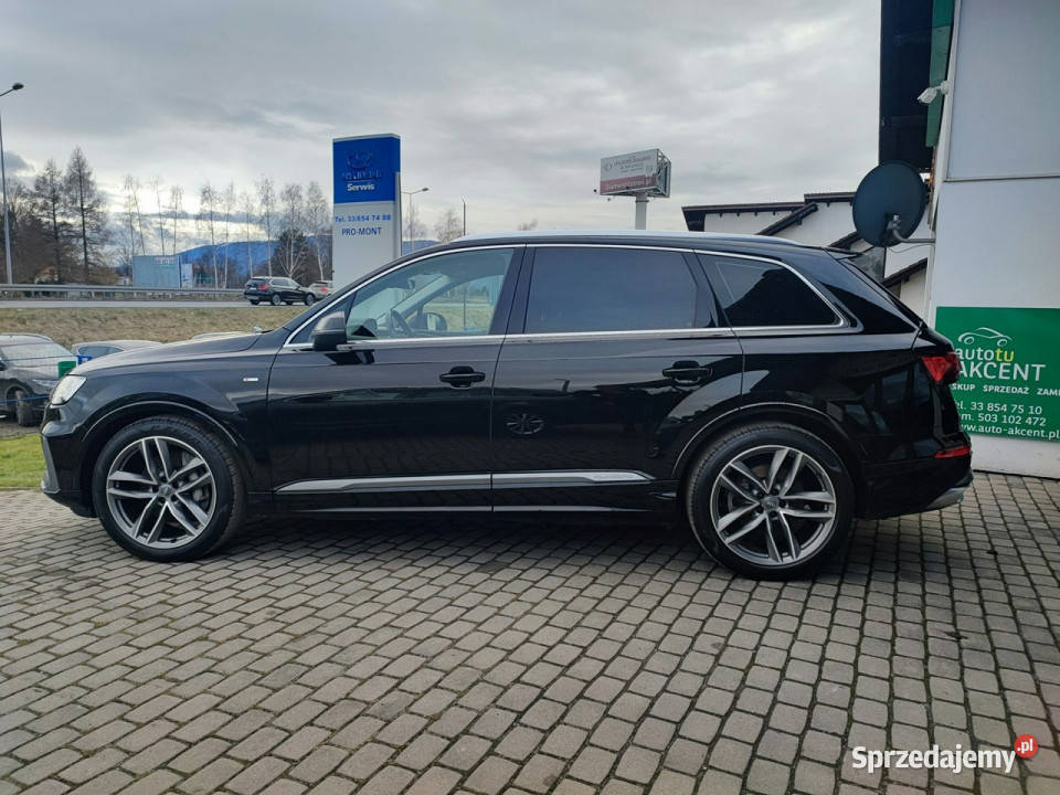 Audi Q7 Krajowy serwisowany w ASO SLine II 2015 śląskie Ustroń