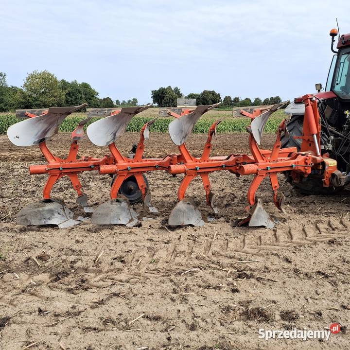 Pług obrotowy Kuhn Varimaster 4 skibowy 41 Zabez Maszyny rolnicze kujawsko-pomorskie Strzelno
