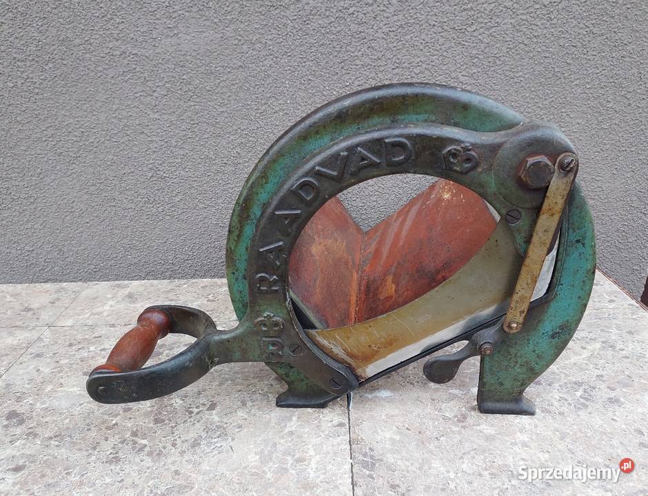 Stara krajalnica gilotyna do ziół Raadvad 294 Tczew