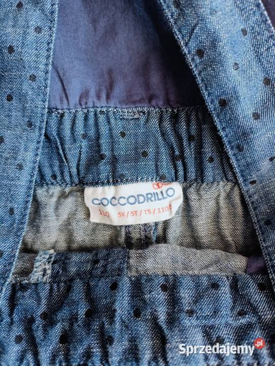 Spódniczka dziewczęca ogrodniczka niebieska 110 niebieski Płock