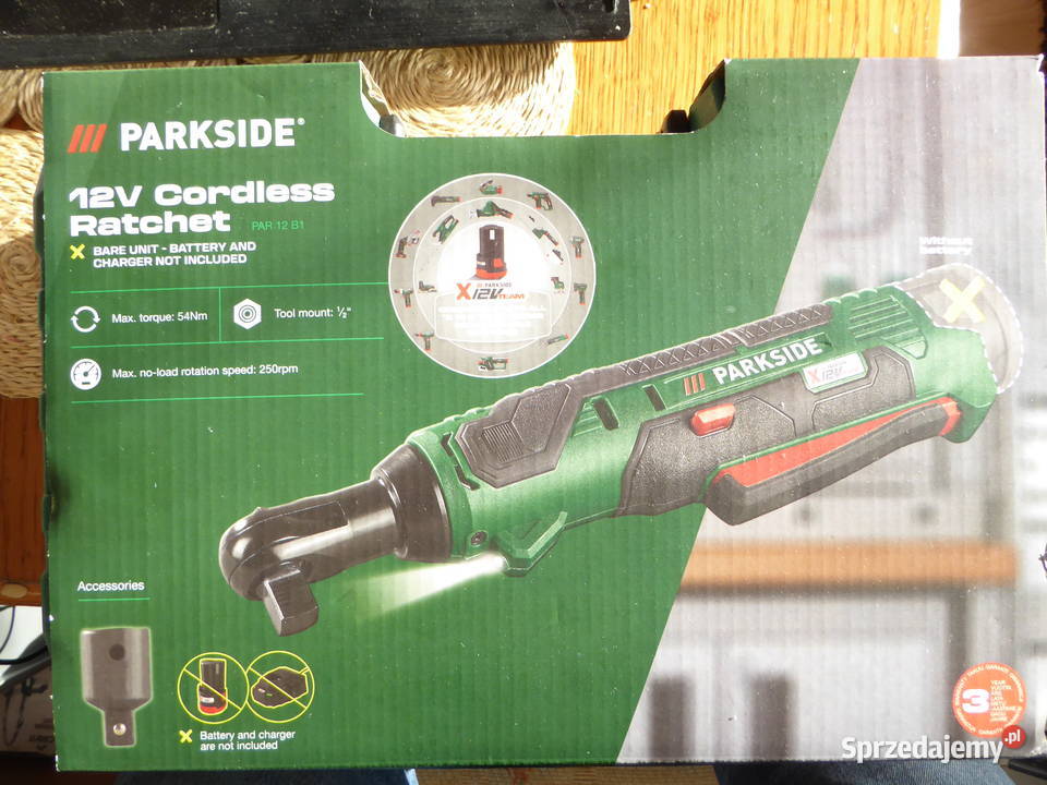 Nieużywana grzechotka 12V54Nm PARKSIDE PAR 12 B1 Olsztyn