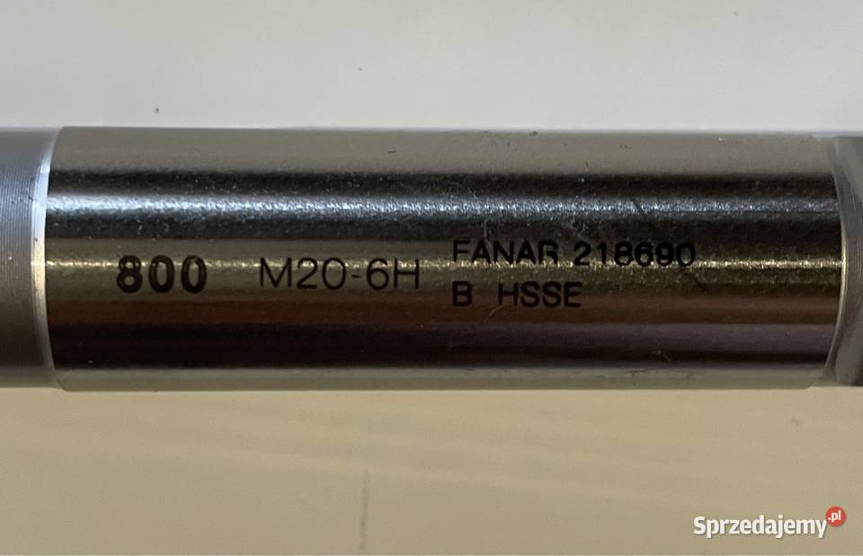Gwintownik 376B M20 6H SE 800 FANAR Czarnożyły