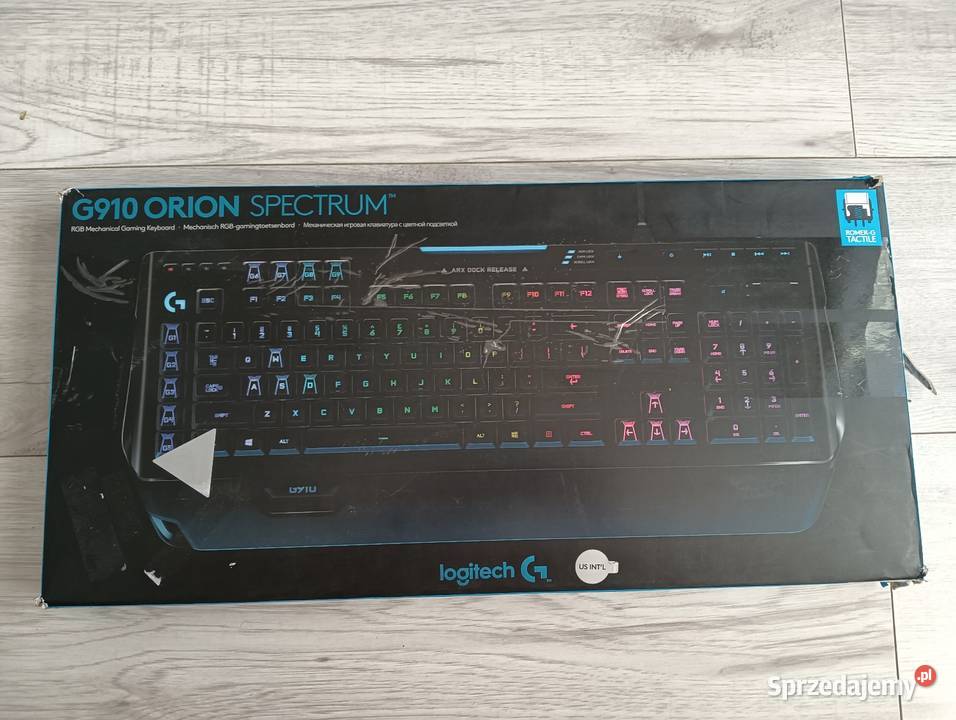 Klawiatura mechaniczna przewodowa Logitech G910 Żywiec