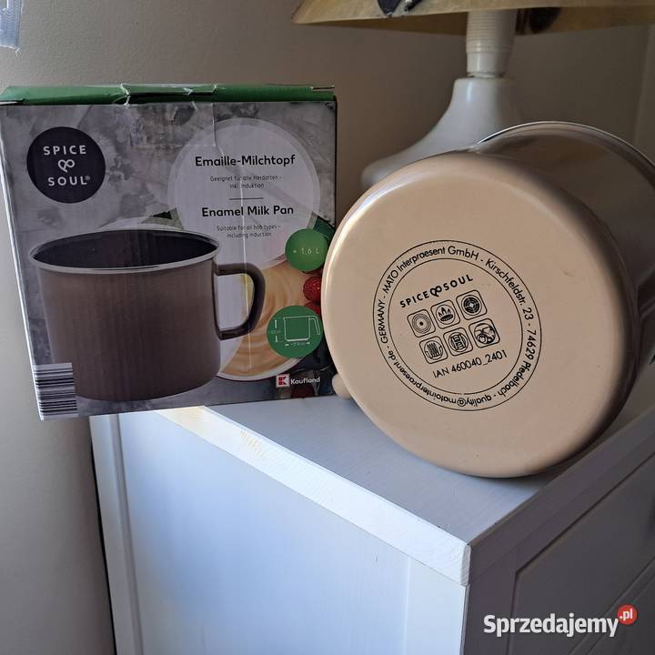 nowy garnek emaliowany 16 l mazowieckie Warszawa