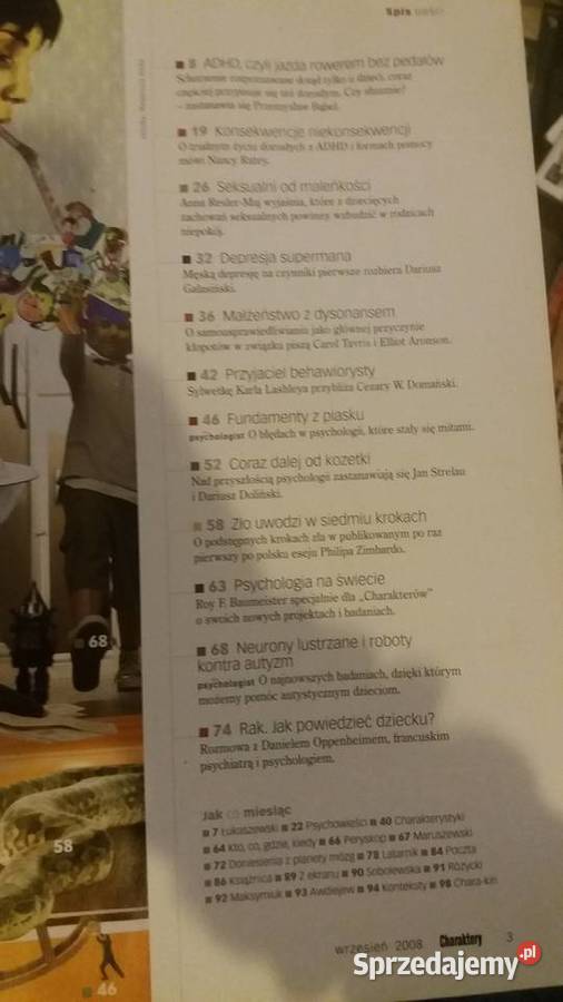 charaktery sezon na nieuważność mazowieckie Warszawa