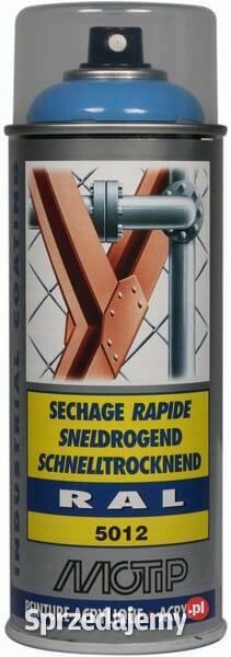 Lakier akrylowy w sprayu RAL 5012 jasnoniebieski Kamionna