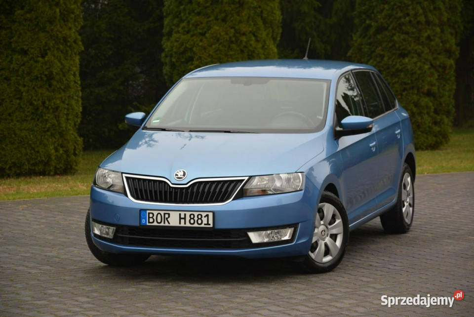 koda RAPID 14TDI 90 DSG Parktronic Klimatronic z wielofunkcyjna kierownica Ostrów Mazowiecka