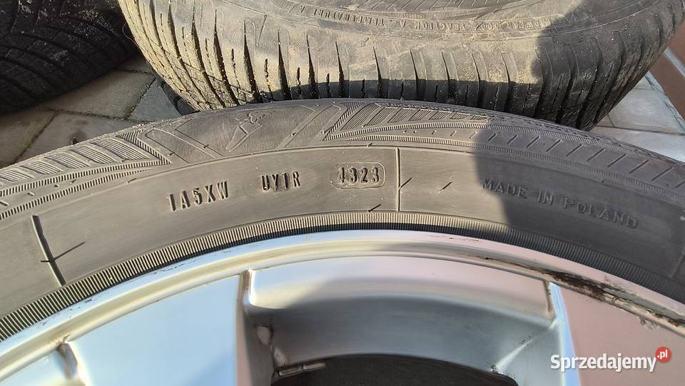 Felgi 5x115 R16 z oponami Goodyear Vector pomorskie Pruszcz Gdański