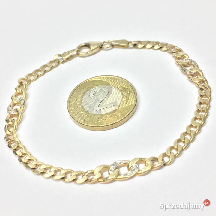 Złota BRANSOLETKA damska 585 14K cudowna Warszawa