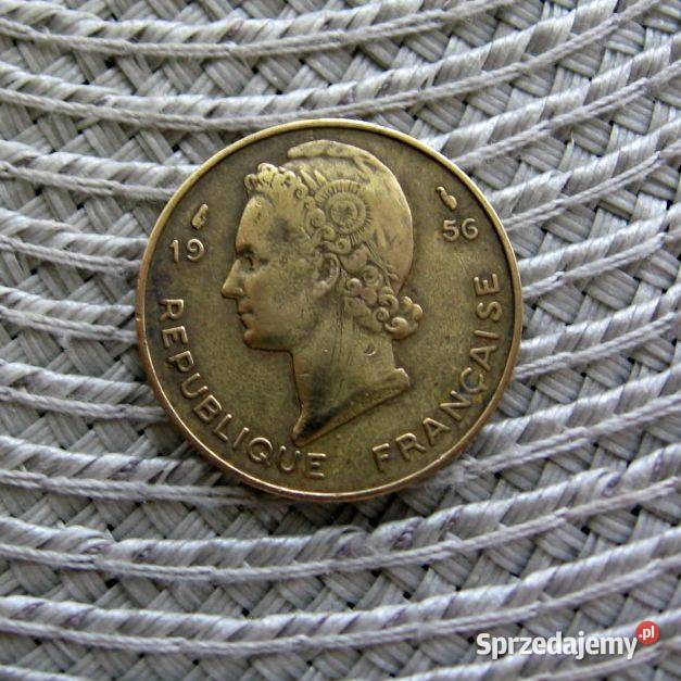 Francuska Afryka Zachodnia 10 Frank 1956r Kalisz