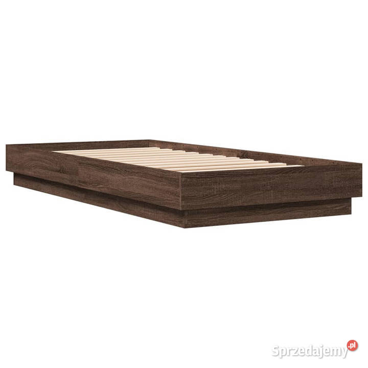 Łóżko bez materaca brązowy dąb 90x200 WM839608 Warszawa