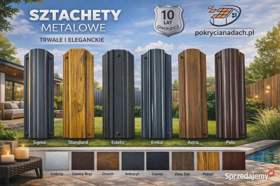 Sztachety metalowe estetyka i trwałość w jednym Poznań