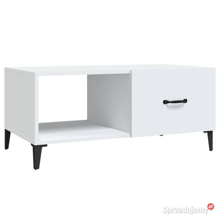 Stolik kawowy biały 90x50x40 materiał Stoły Warszawa