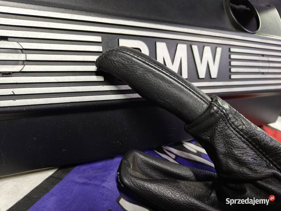 Bmw e46 mieszekdźwignia ręcznego skóra oryginał Aleksandrów Łódzki