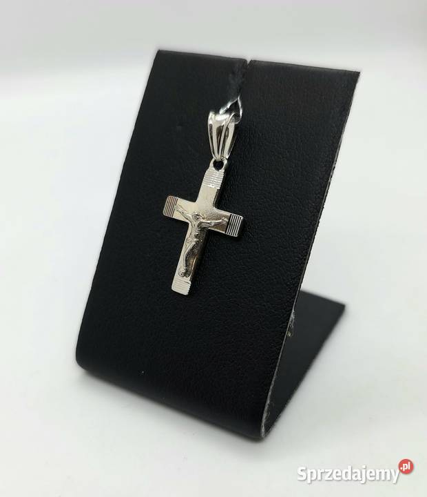 Nowa srebrna zawieszka próby 925 097g krzyżyk srebro Elbląg