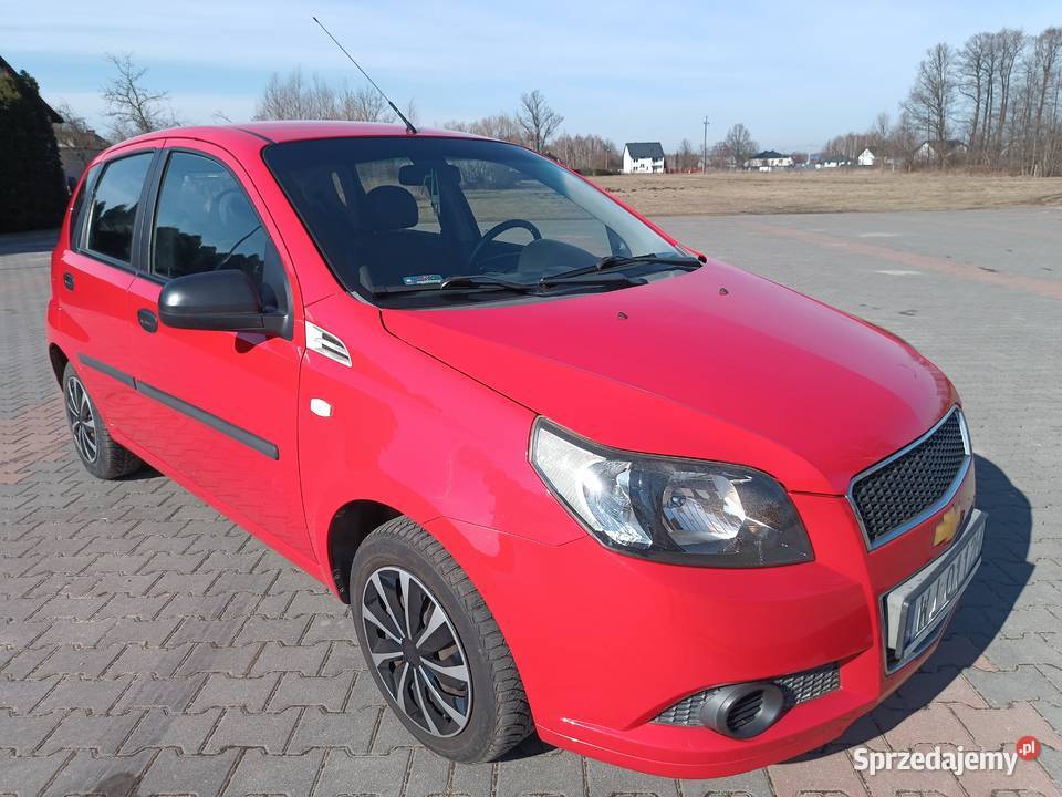 Chevrolet Aveo 12 16V 84 2010r Rok produkcji 2010 mazowieckie Tłuszcz