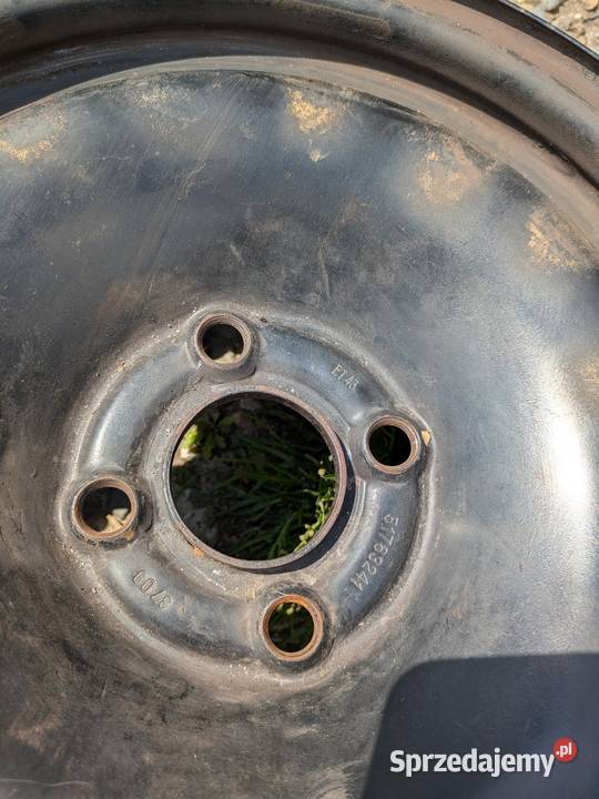 Komplet felg stalowych 15 Fiat 4x100 ET43 OEM śląskie Dąbrowa Górnicza