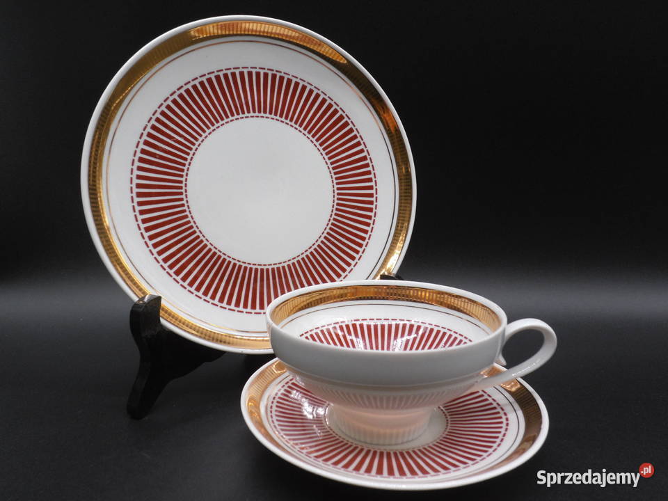 Zestaw śniadaniowy trio z porcelany CP