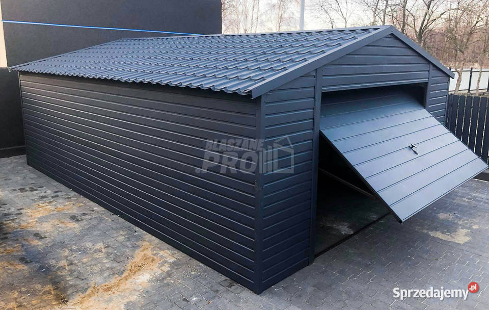 Garaz blaszany 5x7 Brama Antracyt Dach 413zł/m2 Rzeszów sprzedam