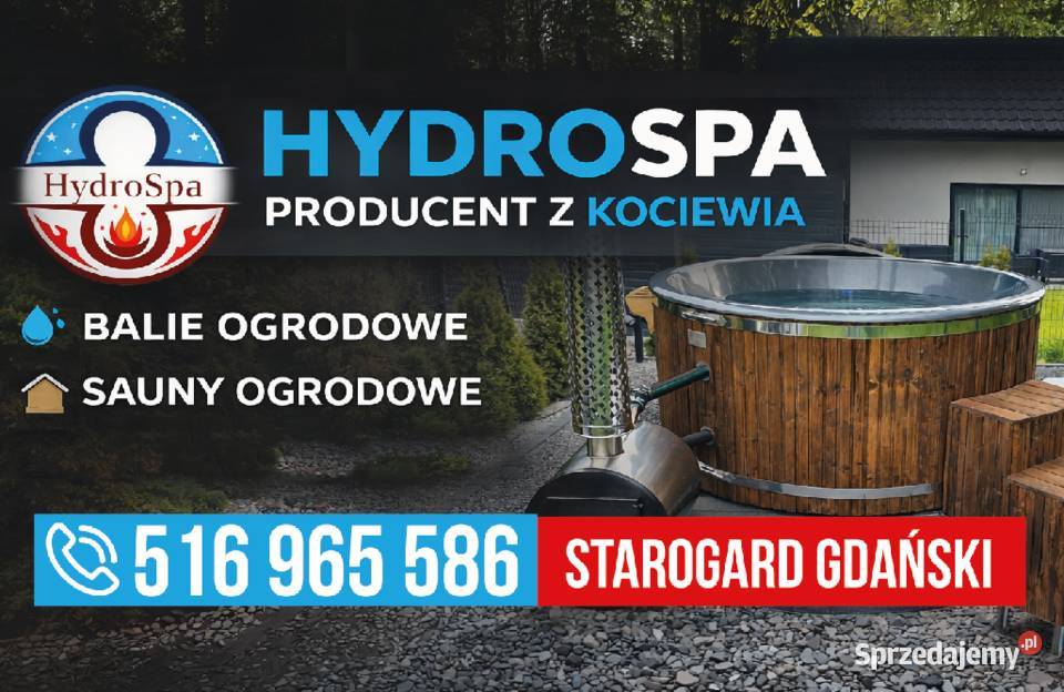 Balia ogrodowa jacuzzi na drewno Starogard