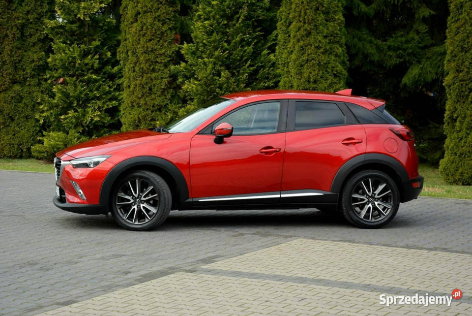 Mazda CX3 Skóry Navi Kamera Head Up Ledy Xenon nawigacja CX-3 mazowieckie Ostrów Mazowiecka