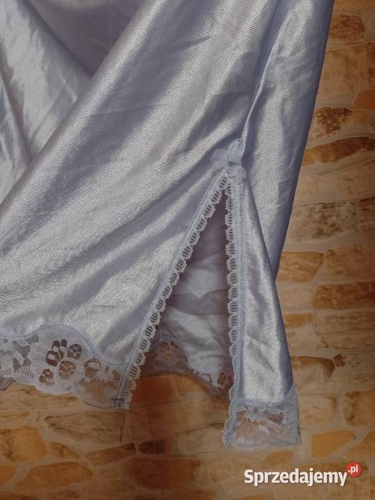 42XL Ekskluzywna niebieska półhalka z koronką z Kraków