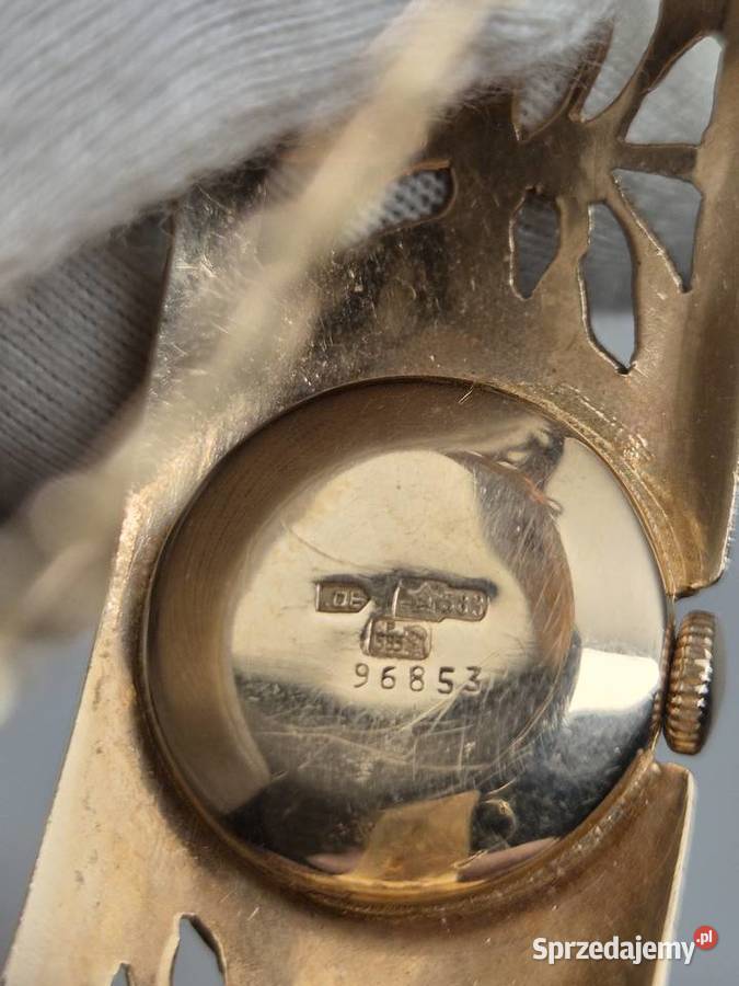 Złoty zegarek naręczny Czajka CCCP pr583 śląskie Chorzów