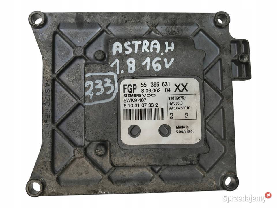 STEROWNIK SILNIKA Opel Vectra C 18 16V komputer lubelskie Chełm