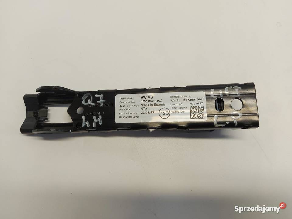 Audi Q7 II LIFT 4M0 Regulacja wysokości pasa