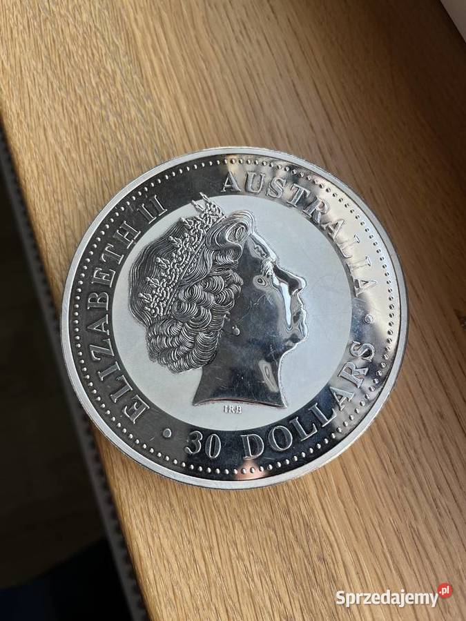 Kookaburra 1 1000g moneta srebrna Wrocław