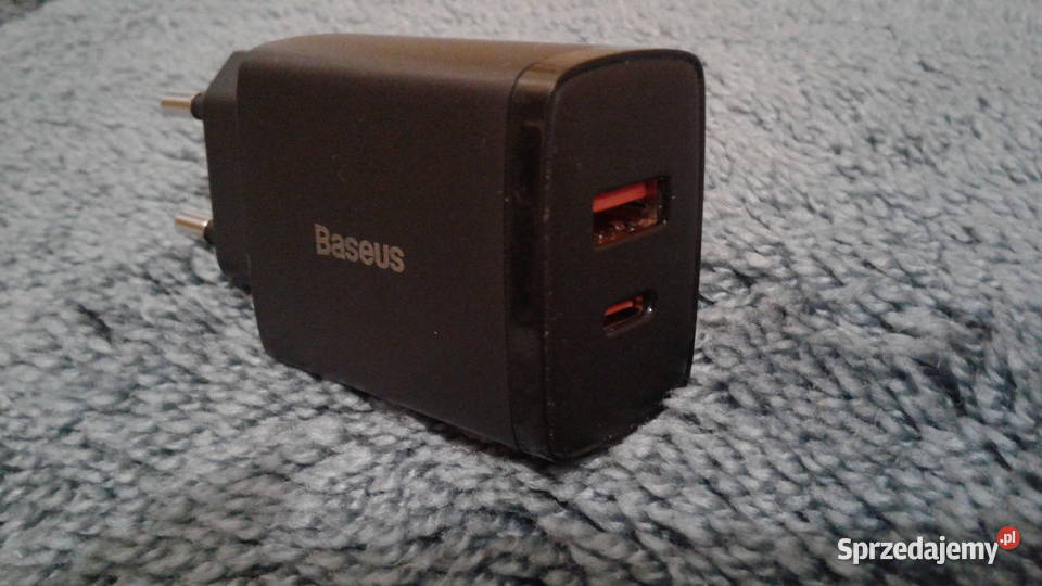 Ładowarka 20W Baseus Super z gniazdem USB QC oraz USB-C PD