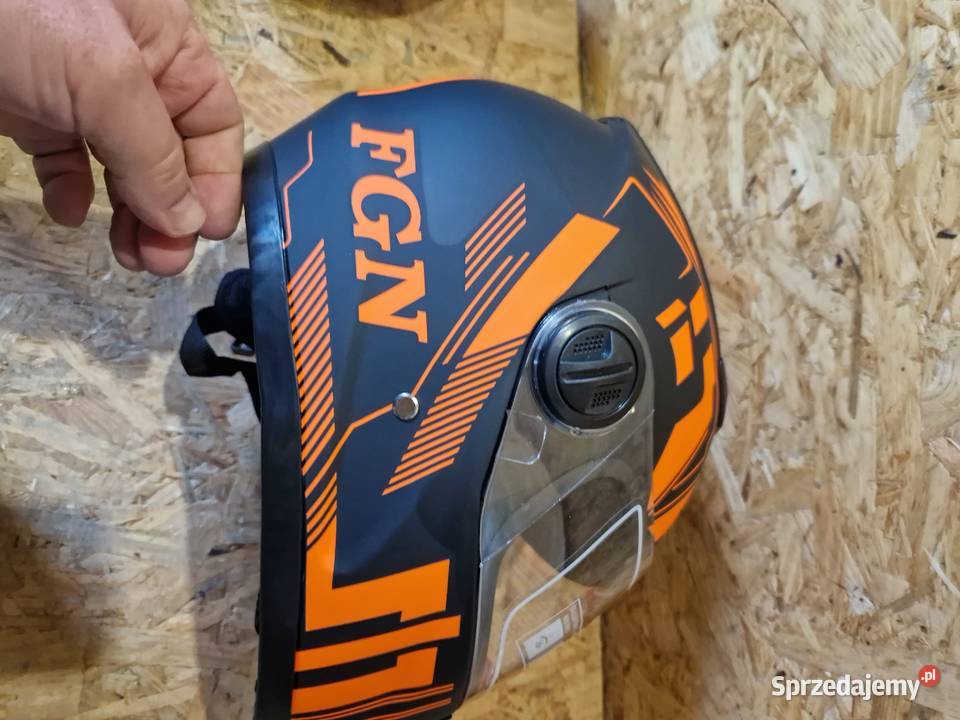 Kask Fgn Czarny Niebieski Biały Popielaty Kaski Głogowa