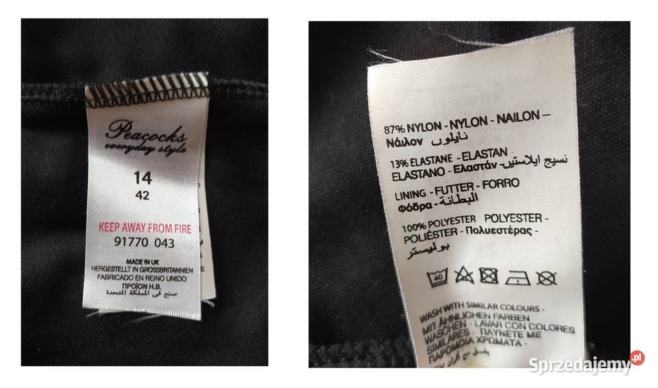 Sukienka damska Peacocks czarna Hajnówka