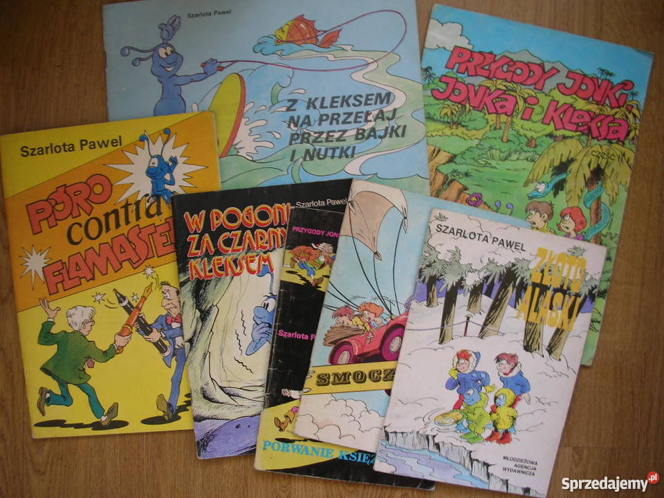 Szarlota Pawel 7 komiksów Kleks Polskie Warszawa