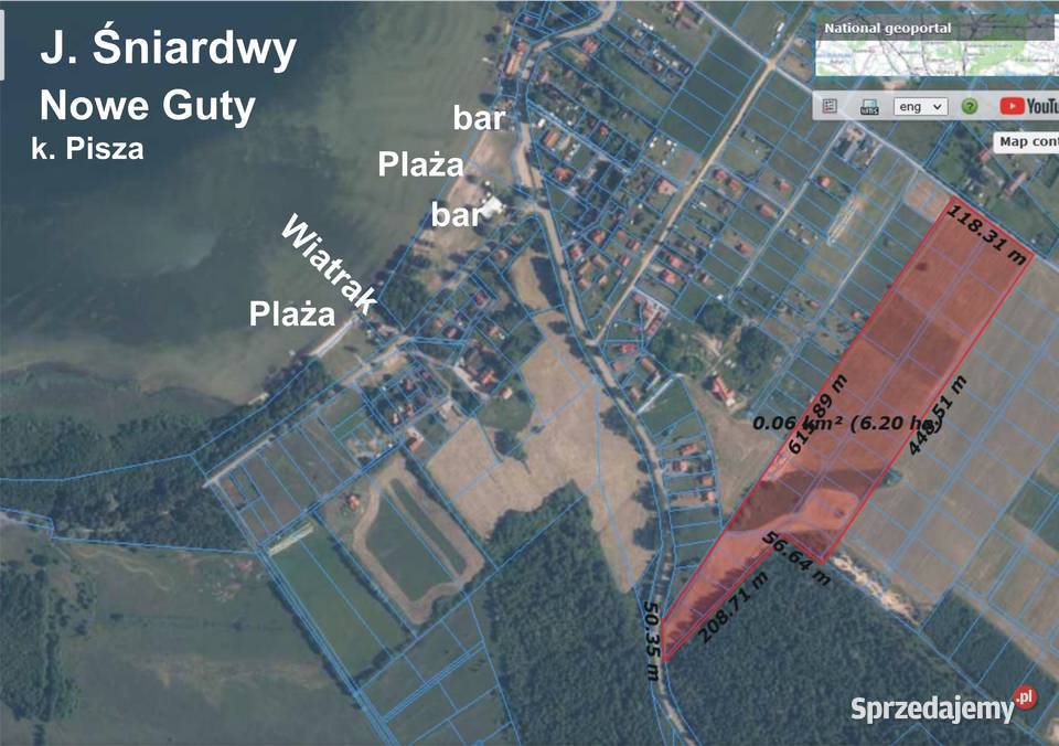 DZIAŁKI REKREACYJNE sprzedaż 3000 m jŚNIARDWY Sprzedaż sprzedam