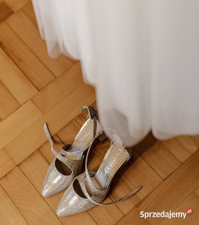 Piękne ślubne buty Czółenka Zamość