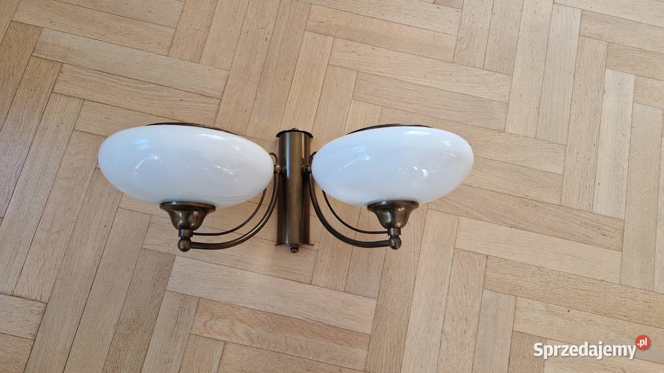 Podwójny kinkiet lampa ścienna duża Warszawa sprzedam