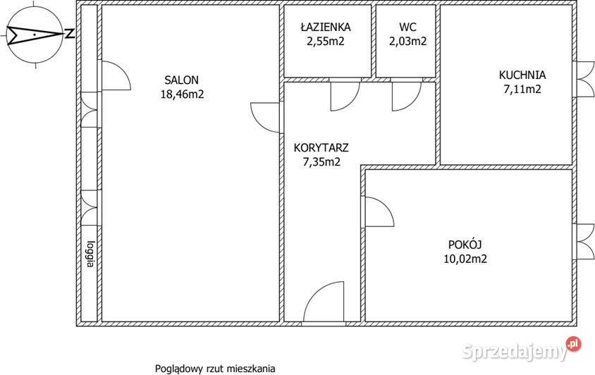 Przestronne M3 do aranżacji w centrum Radzynia Radzyń Podlaski