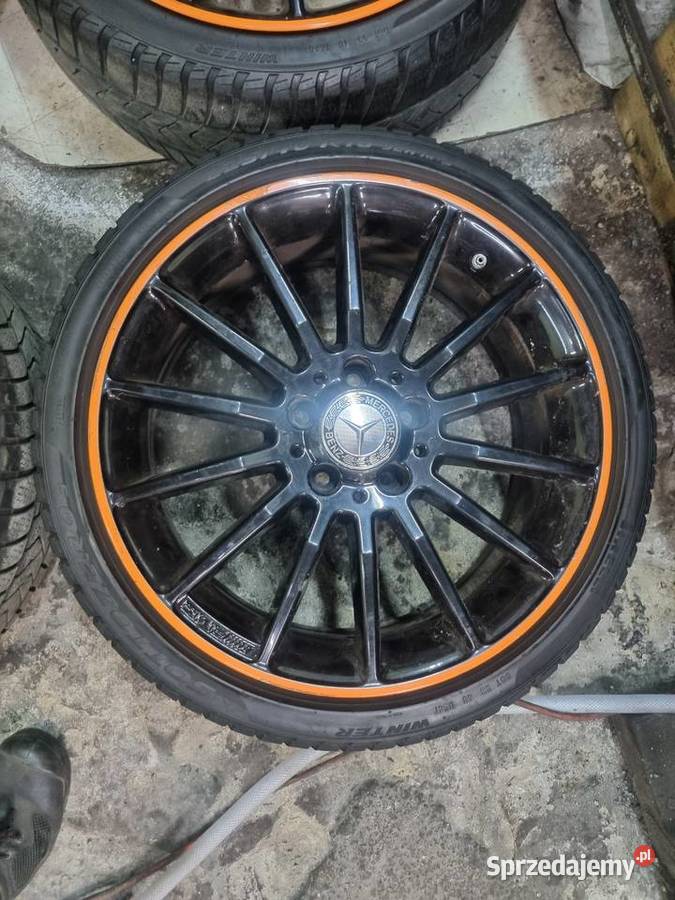 komplet felg mercedes amg orange 18 oryginal Średnica 18" Warszawa