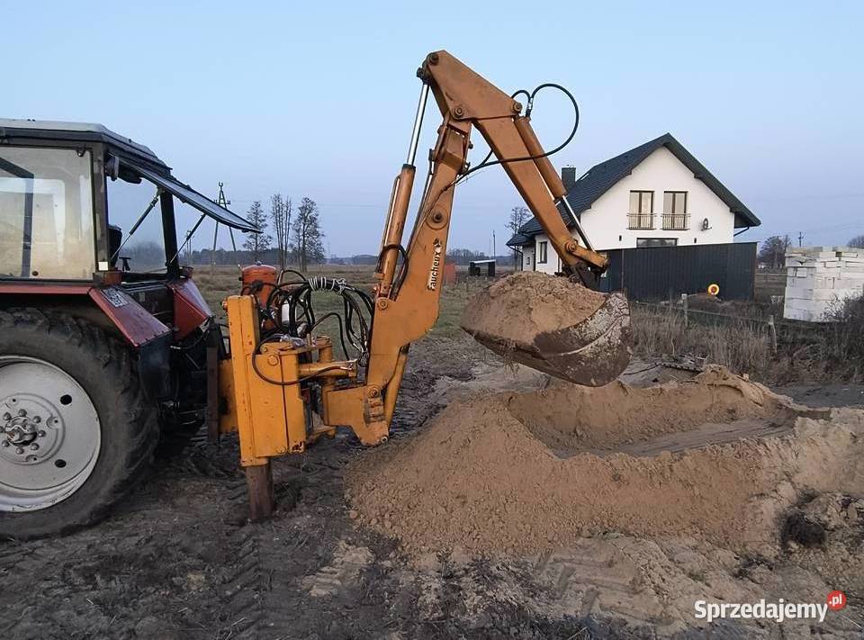 Ramię kopiace koparka zawieszana na TUZ Ostrołęka