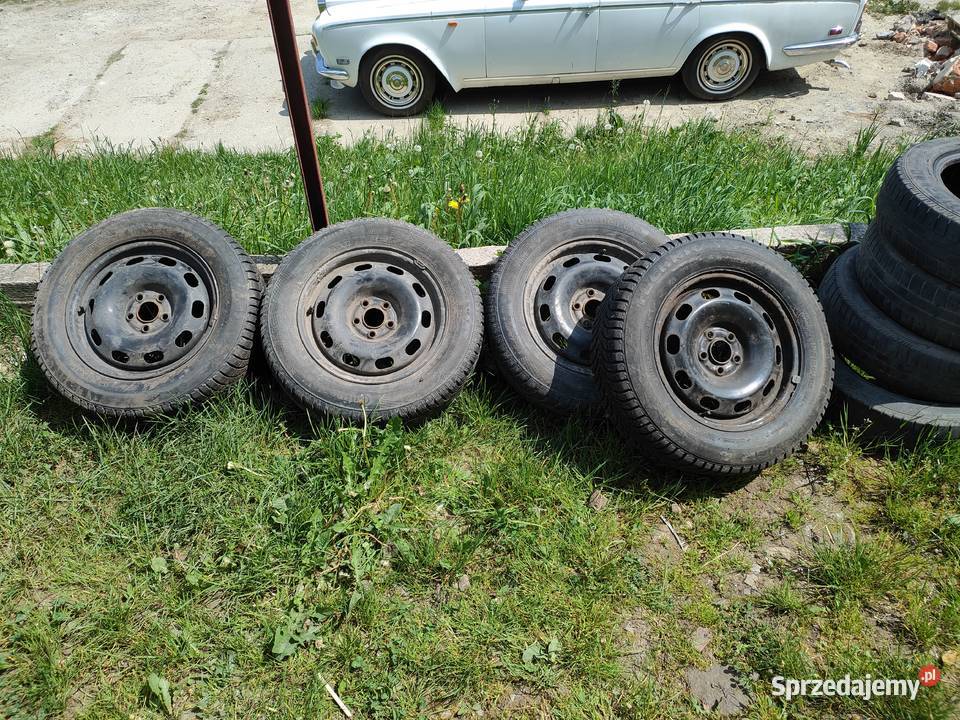 4 koła felgi z oponami zimowymi rozstaw śrub małopolskie Limanowa sprzedam