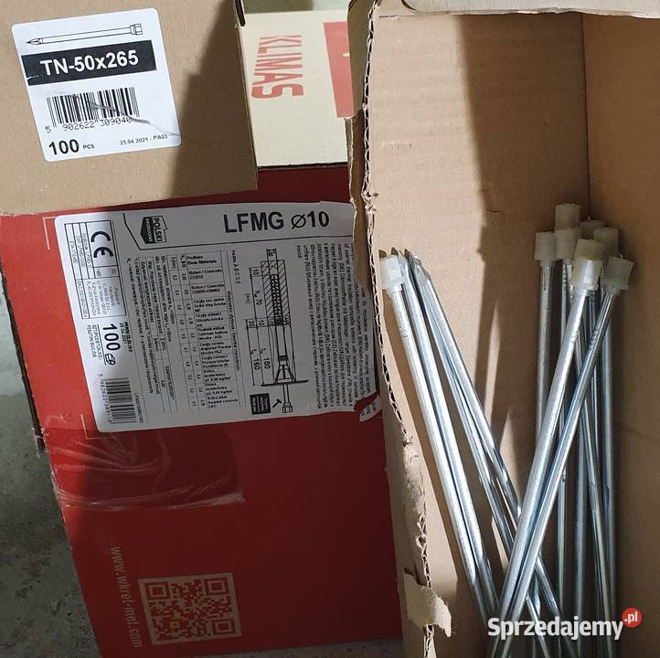 Kołek rozporowy trzpienie metalowe zaślepki do Kołki i kotwy Zabrze