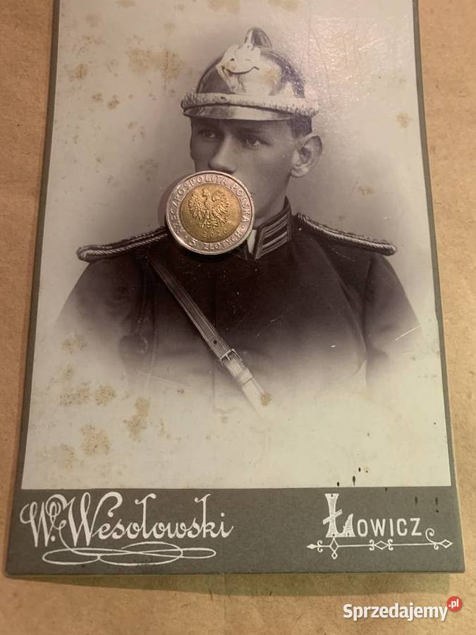 Łowicz porter Zdjęcie antyk sprzedam