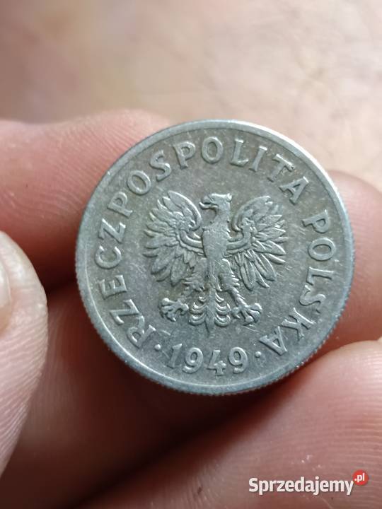 Sprzedam monete 50 gr 1949 r mala skretka Numizmatyka Chełm