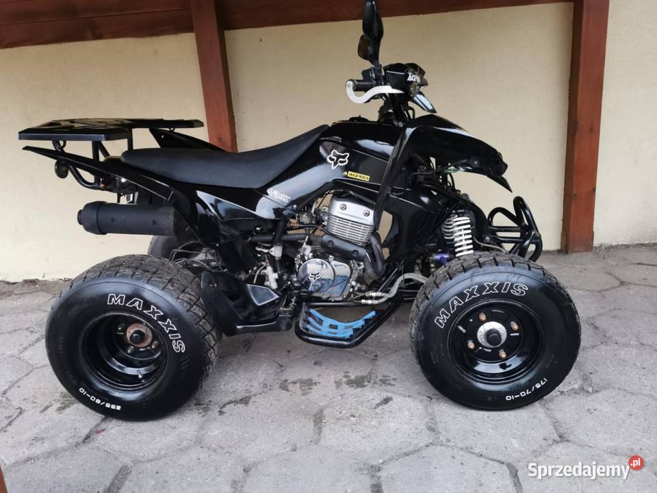 Duży Quad 250 kwity l7e koła 10 stan nieuszkodzony wielkopolskie