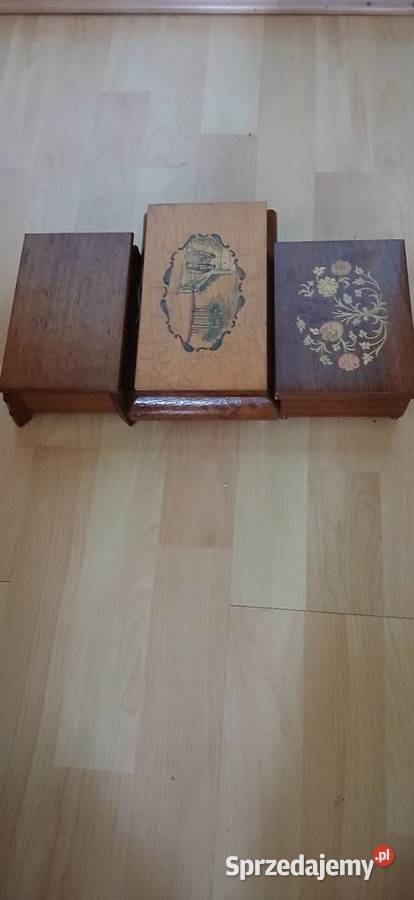 Stara szkatułka z pozytywka Szwajcaria Anglia Kraków